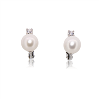 Orecchini Idee Preziose dal 1987 Donna in Oro bianco Perla IP.OK18B/9 - IP.OK18B/9